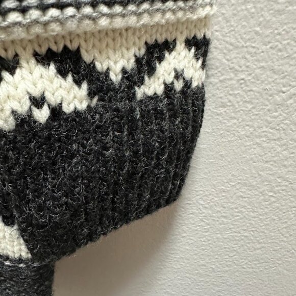 Sansara Nordic Shawl Collar Cardigan Sweater | Size Small | Wool Blend - Picture 5 of 9